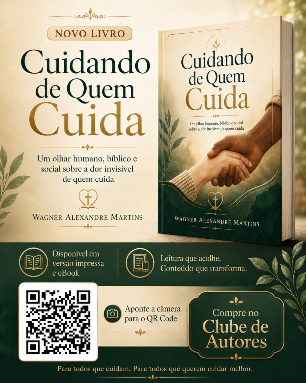 Capa do livro Cuidando de Quem Cuida